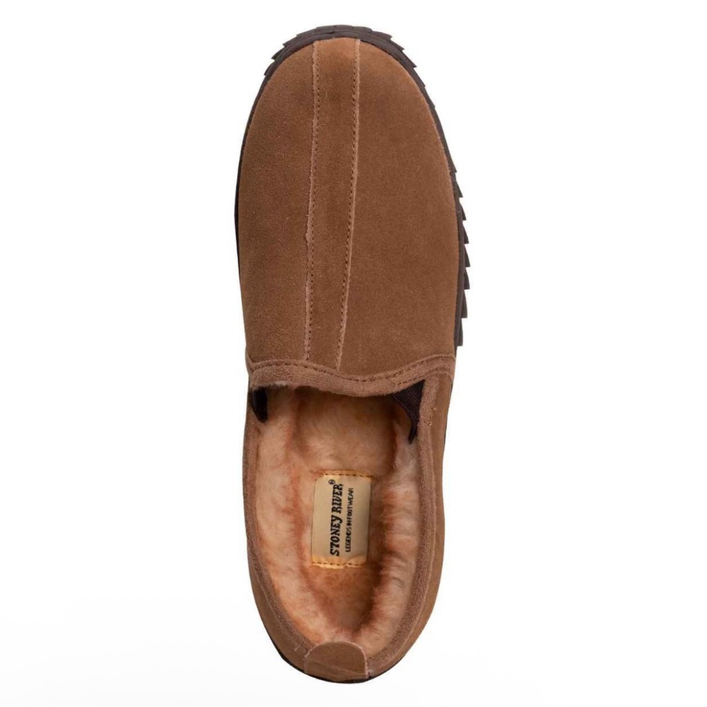 Stoney River Men's David Slippers - Tan Size 14 - Picture 3 of 8